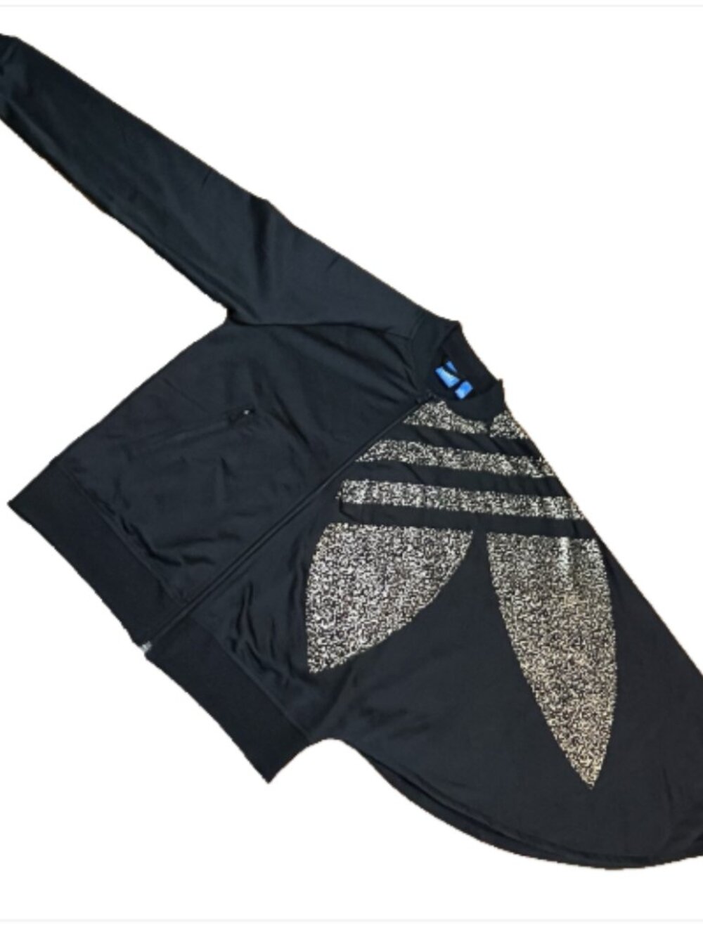 Vintage Adidas Originals CNY Batwing Track Jacket Womens XS Black Gold